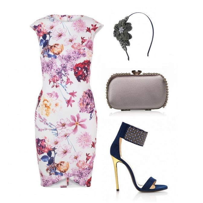 cocktail chic floral dress