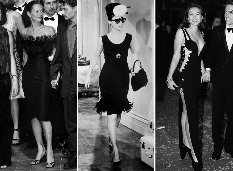 Kate Moss, Audrey Hepburn and Liz Hurley