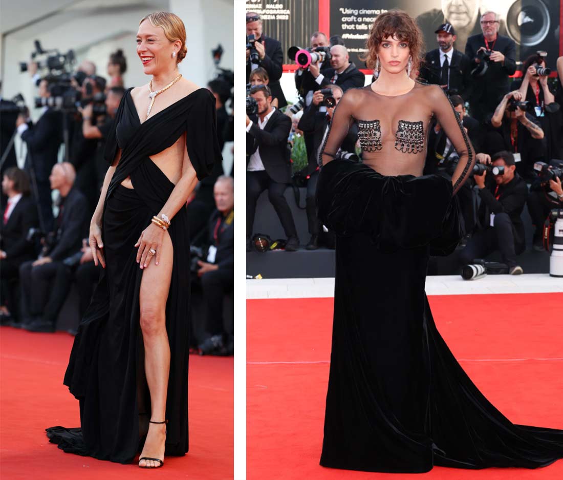 Black Dresses - The venice Film Festival 2022 - The Great and The Good