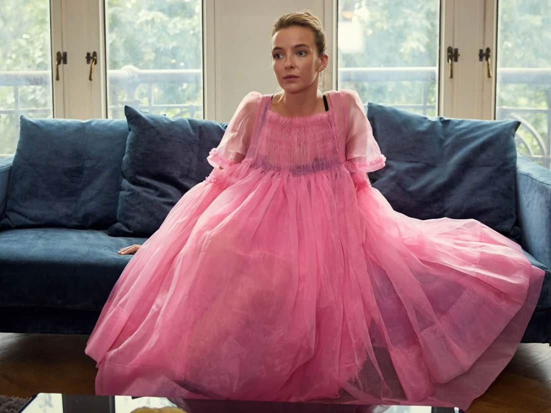 Killing Eve dressing up to help us stay happy