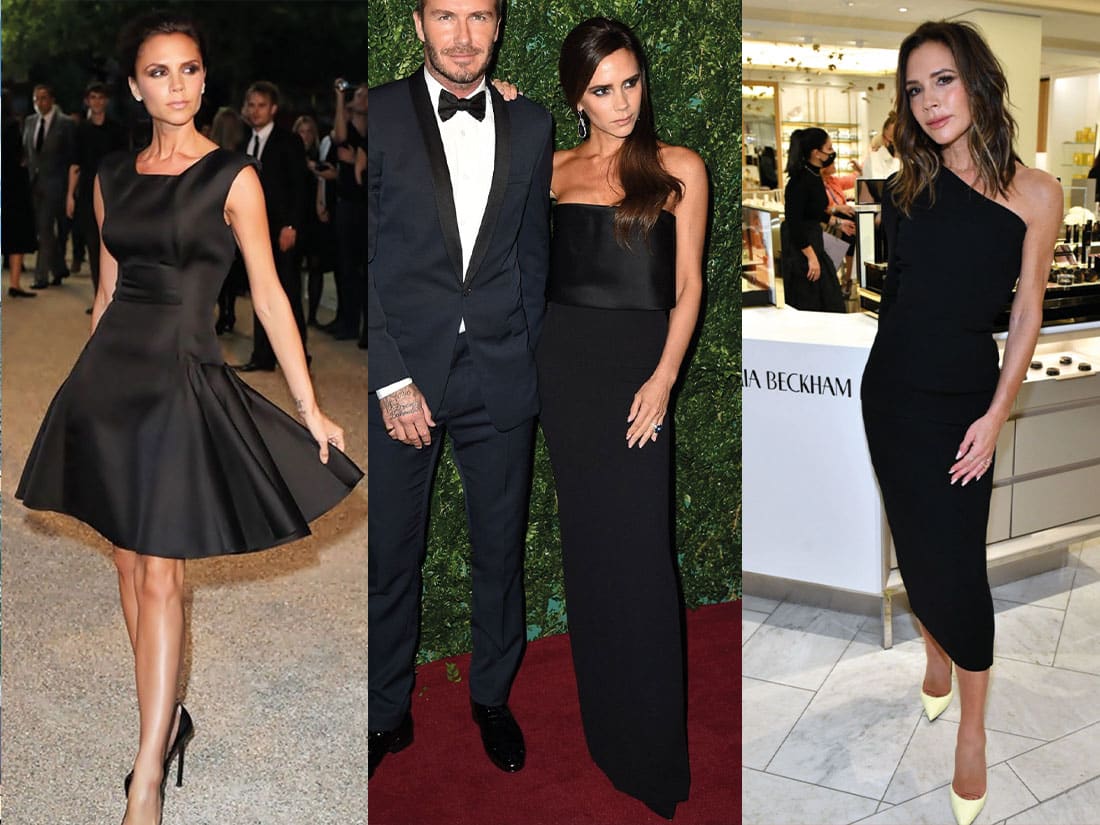 Victoria Beckham Celebrities wearing little black dresses