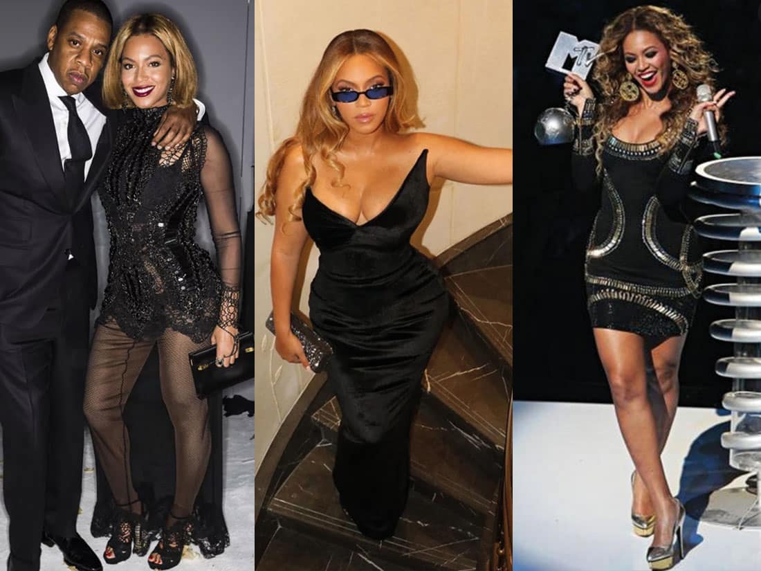 Beyonce Celebrities wearing little black dresses blog