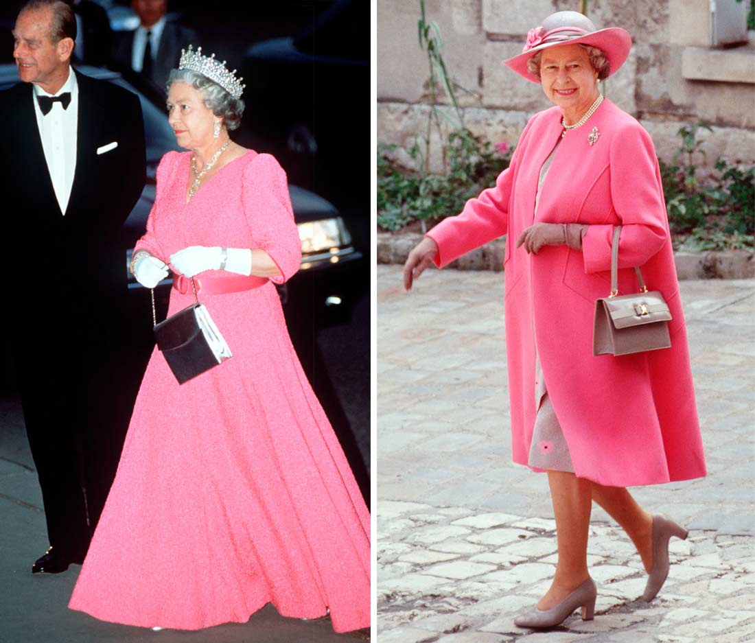 HM The Queen - A Tribute to fashion wearing pink Little Black Dress blog
