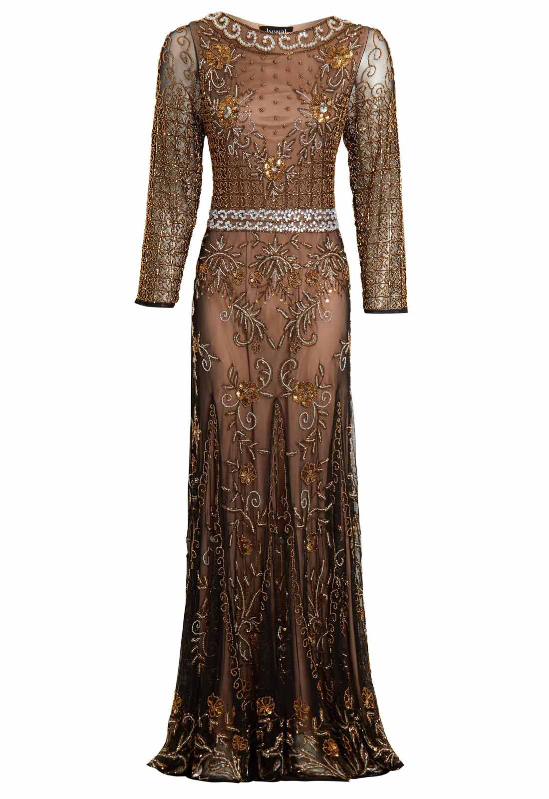 Jywal London Bronze Grace Maxi Dress-119336