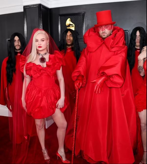 sam smith and Kim Petras Unholy glamour at The Grammy's 2023 Little Black Dress blog